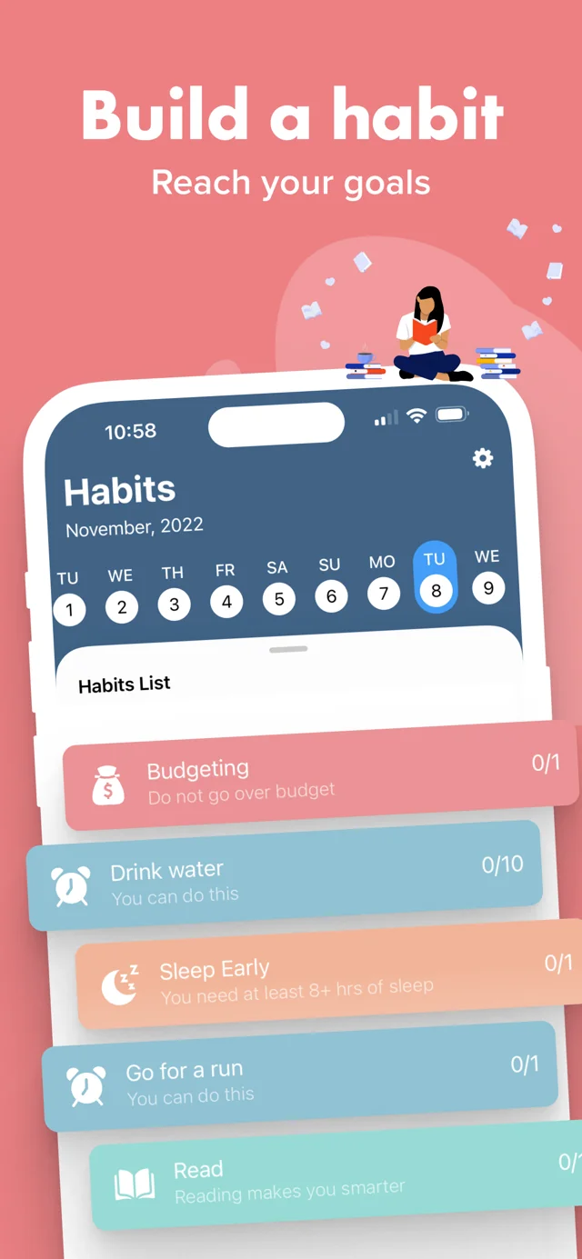 Track your daily habits — Habitbybit