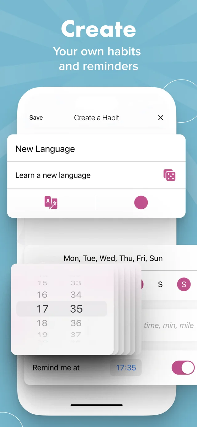 Create your own habit — Habitbybit
