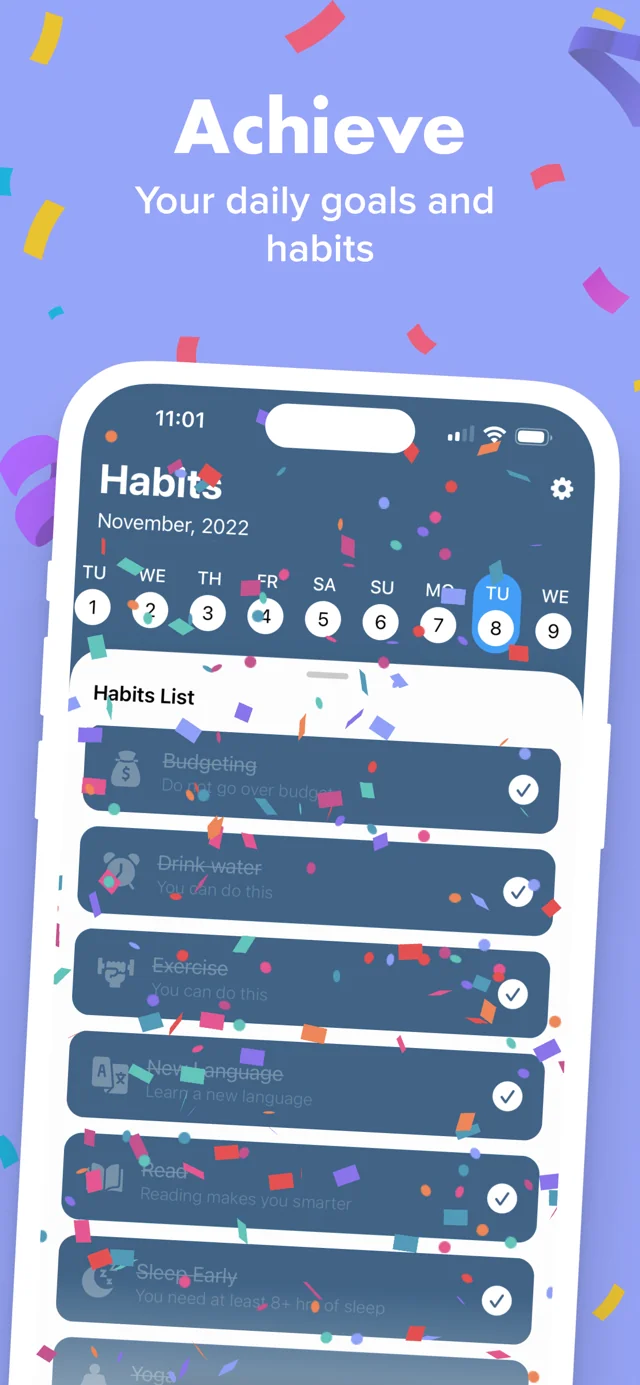 Your habit collection — Habitbybit